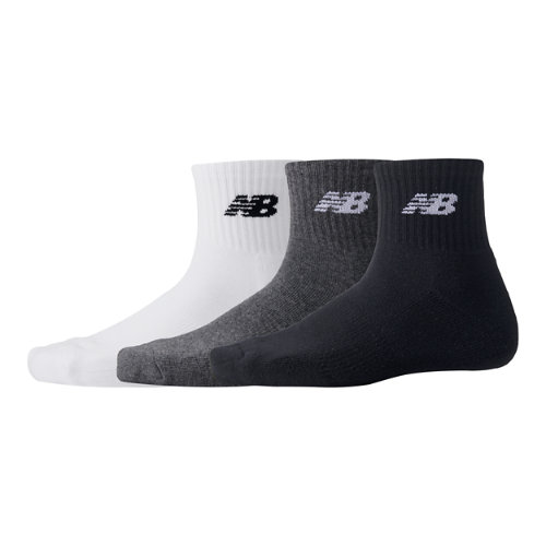New Balance Unisex Everyday Ankle 3 Pack In White