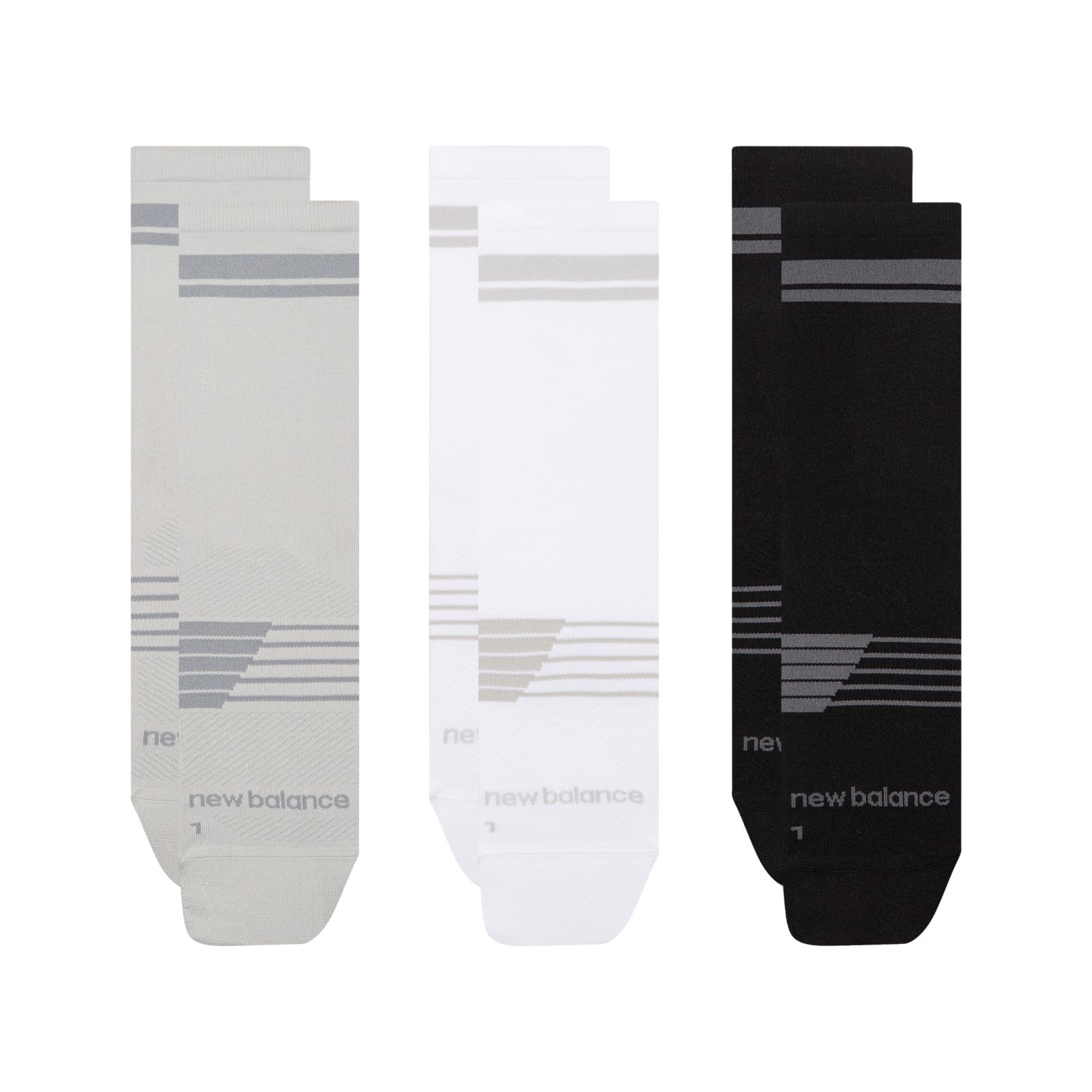 Мужские носки New Balance Pro Run Crew Socks 3 Pack — фото 2