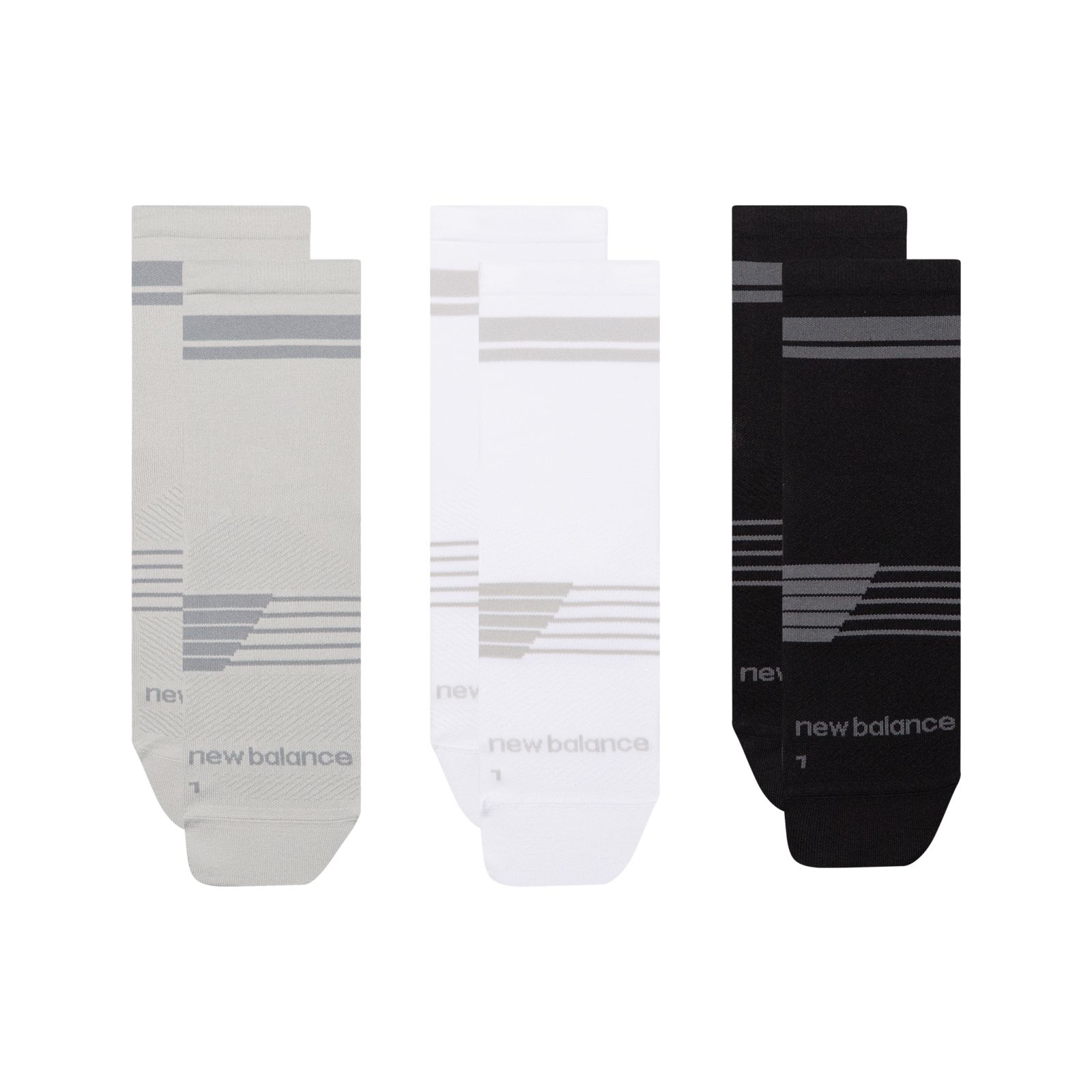 Мужские носки New Balance Pro Running QTR Socks 3 Pack — фото 2