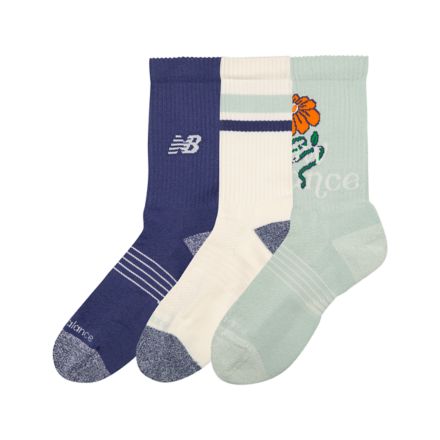 Active Graphic Crew Socks 3 Pack