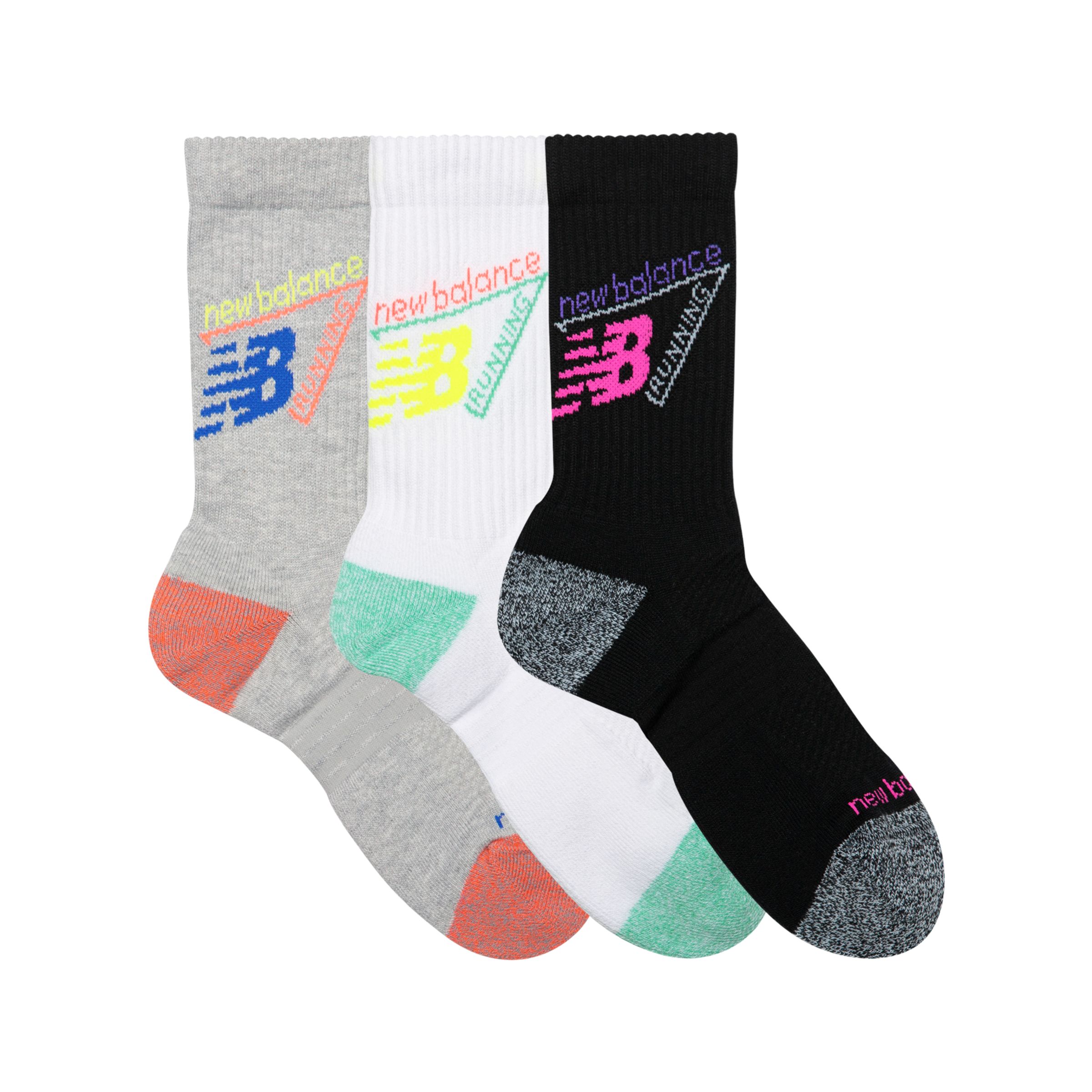 Active Graphic Crew Socks 3 Pack