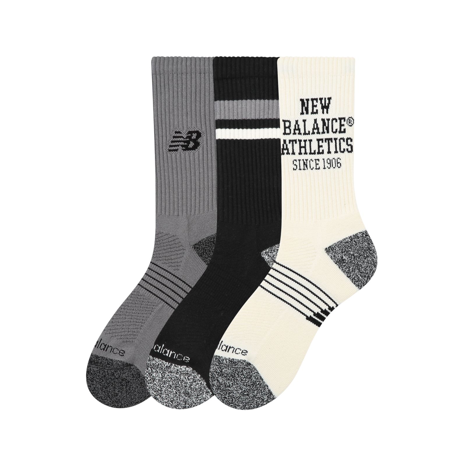 Мужские носки New Balance Active Graphic Crew Socks 3 Pack — фото 2