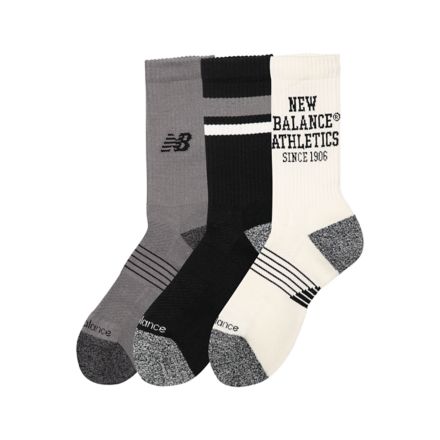 Active Graphic Crew Socks 3 Pack