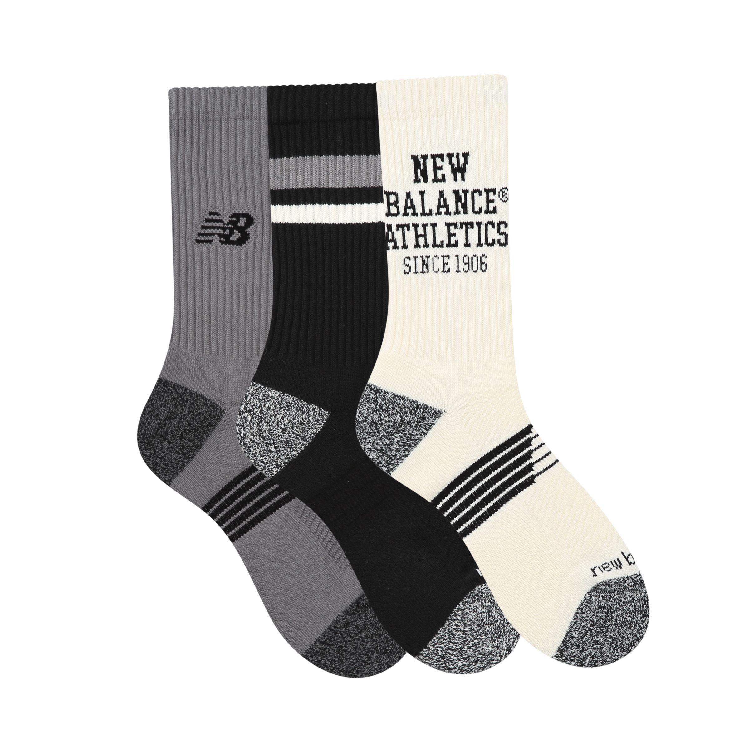 Active Graphic Crew Socks 3 Pack