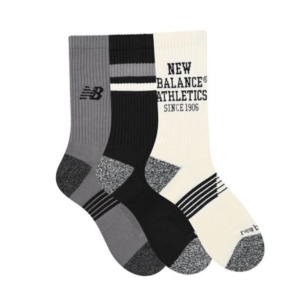 Active Graphic Crew Socks 3 Pack