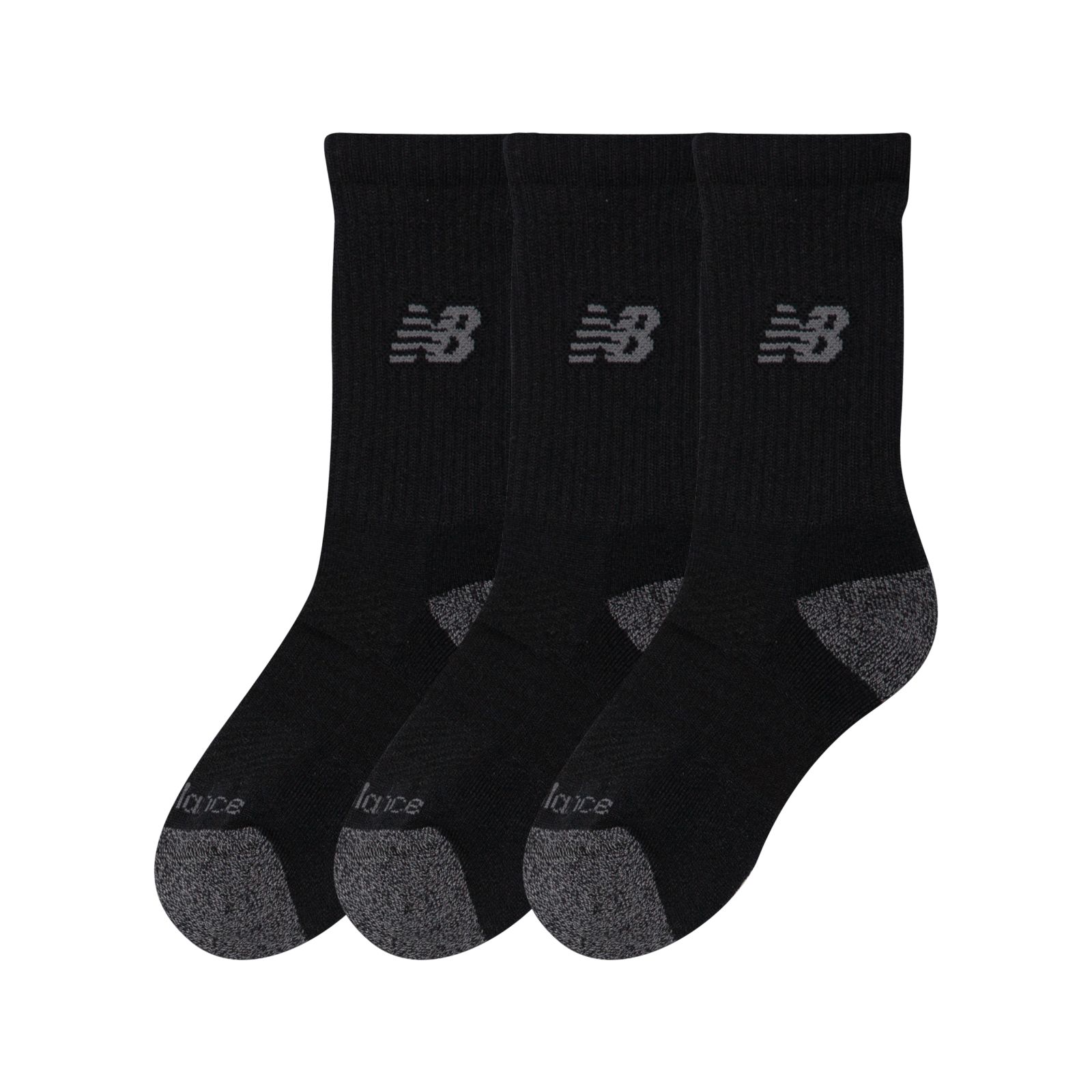 Детские носки New Balance Youth Active Crew Socks 3 Pack — фото 2