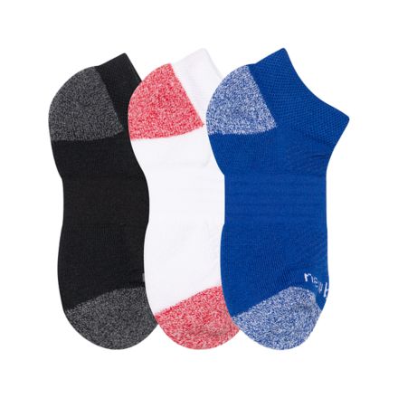 Youth Active No Show Socks 3 Pack
