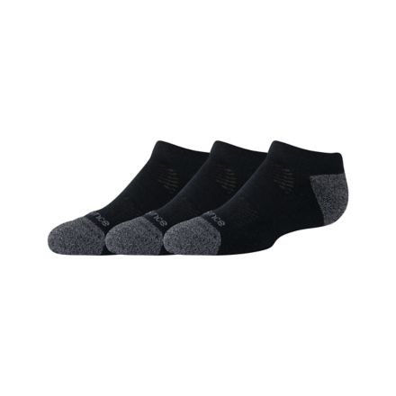 Paquet de 3 paires de bas Active No Show pour les jeunes, NOIR, LAS35130BK