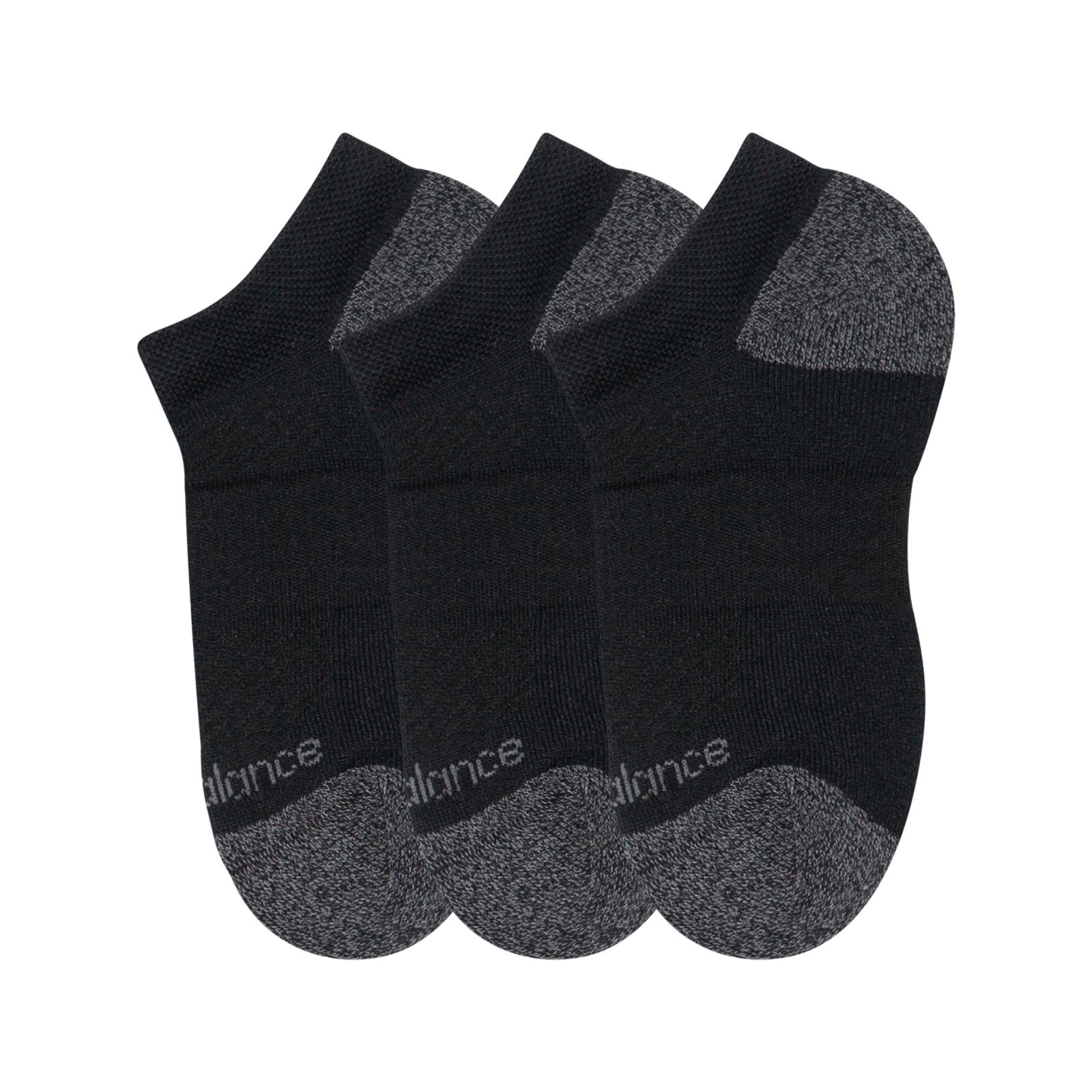 Детские носки New Balance Youth Active No Show Socks 3 Pack — фото 2