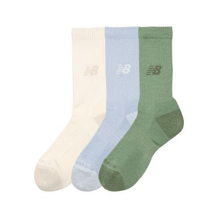 Active Crew Socks 3 Pack, WHITE, LAS35203AAR