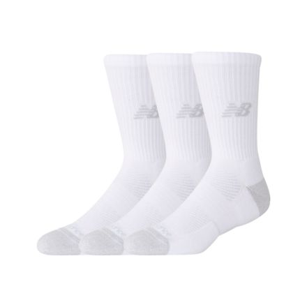 Active Crew Socks 3 Pack, WHITE, LAS35203WT
