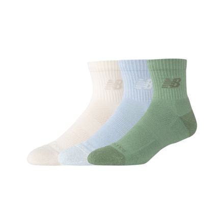 Active QTR Socks 3 Pack, ASSORTED COLORS, LAS35204AAR