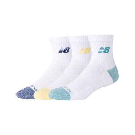Active QTR Socks 3 Pack, BLACK, LAS35204AS8