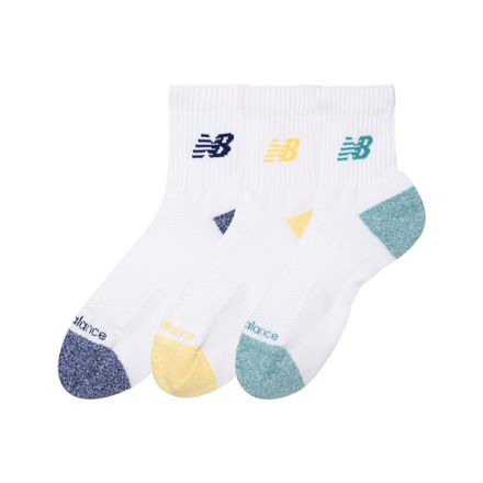 Active QTR Socks 3 Pack, BLACK, LAS35204AS8