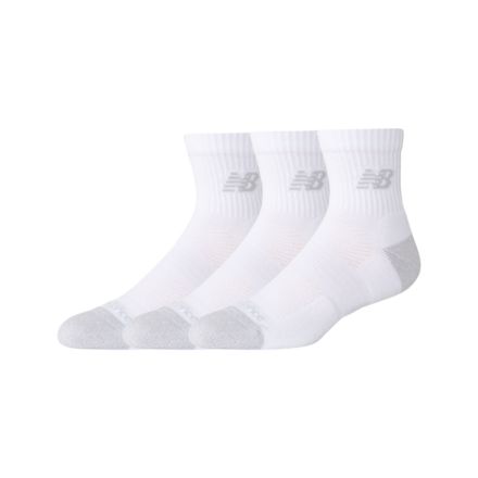 Active QTR Socks 3 Pack, BLACK, LAS35204WT