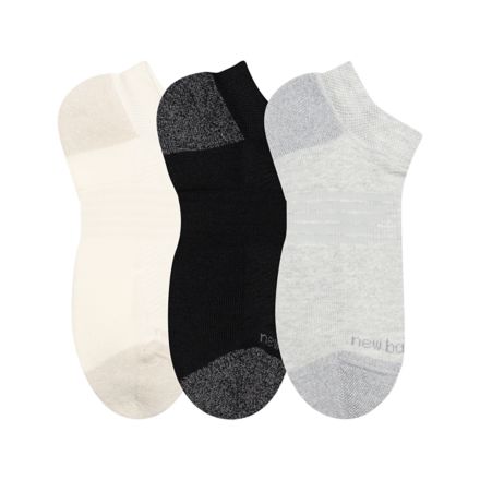Active  No Show Socks 3 Pack