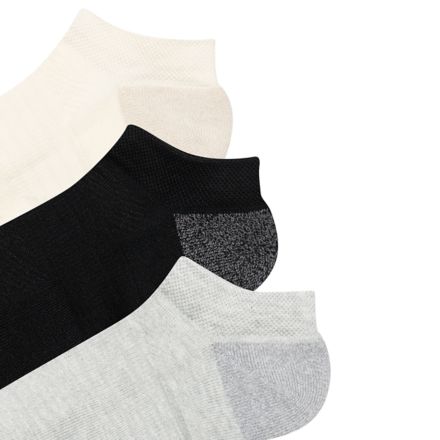 Active  No Show Socks 3 Pack