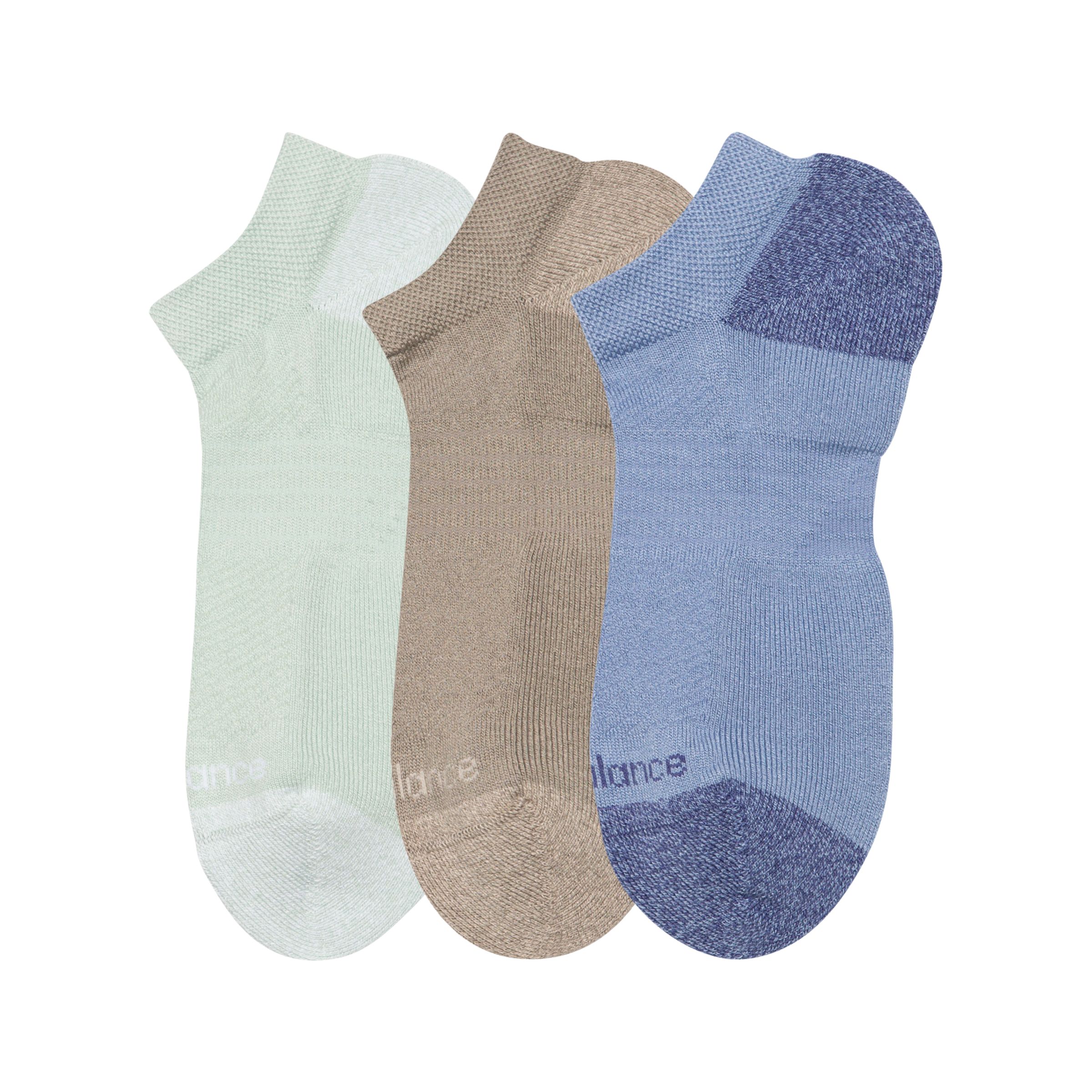 Active  No Show Socks 3 Pack