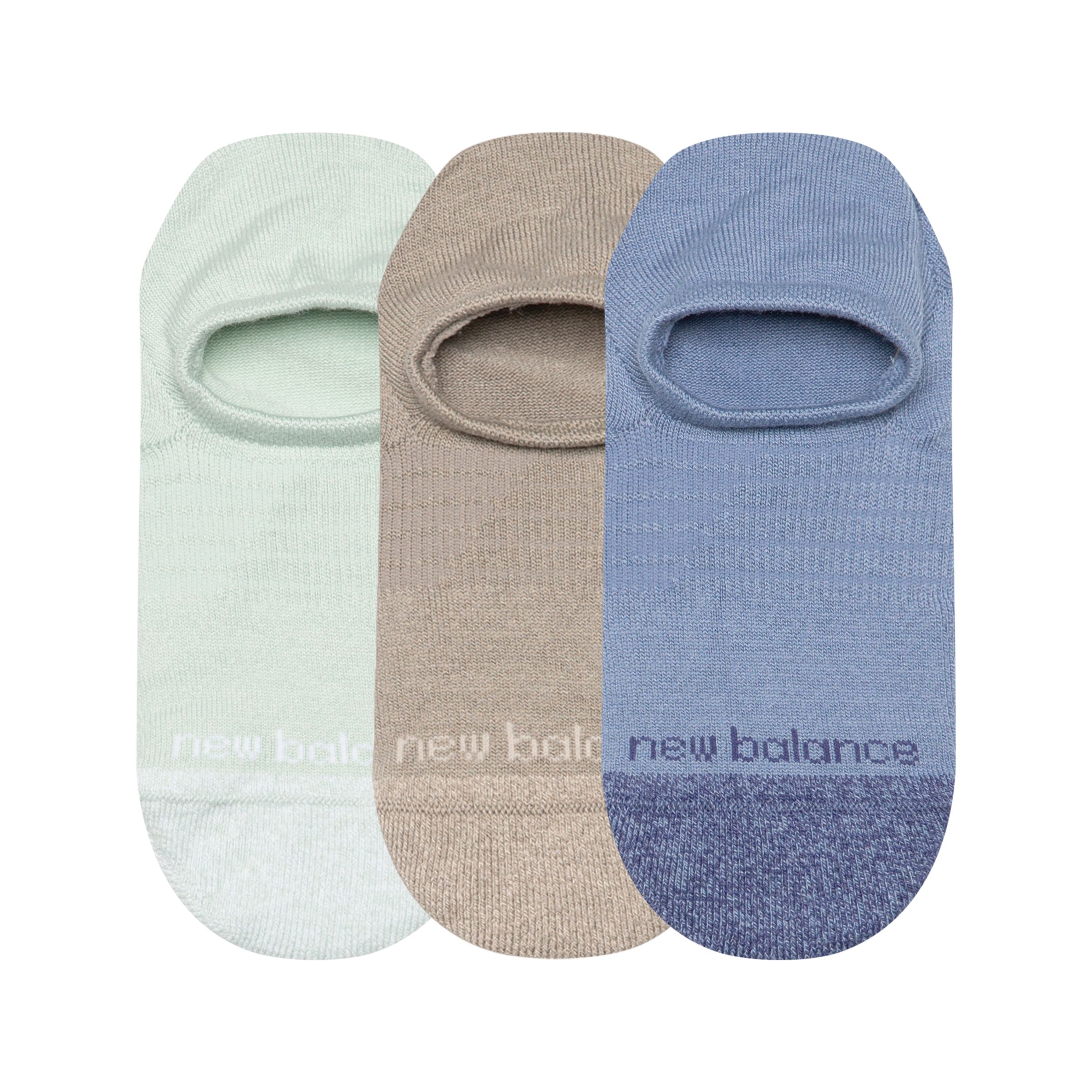 Active Invisible No Show Socks 3 Pack