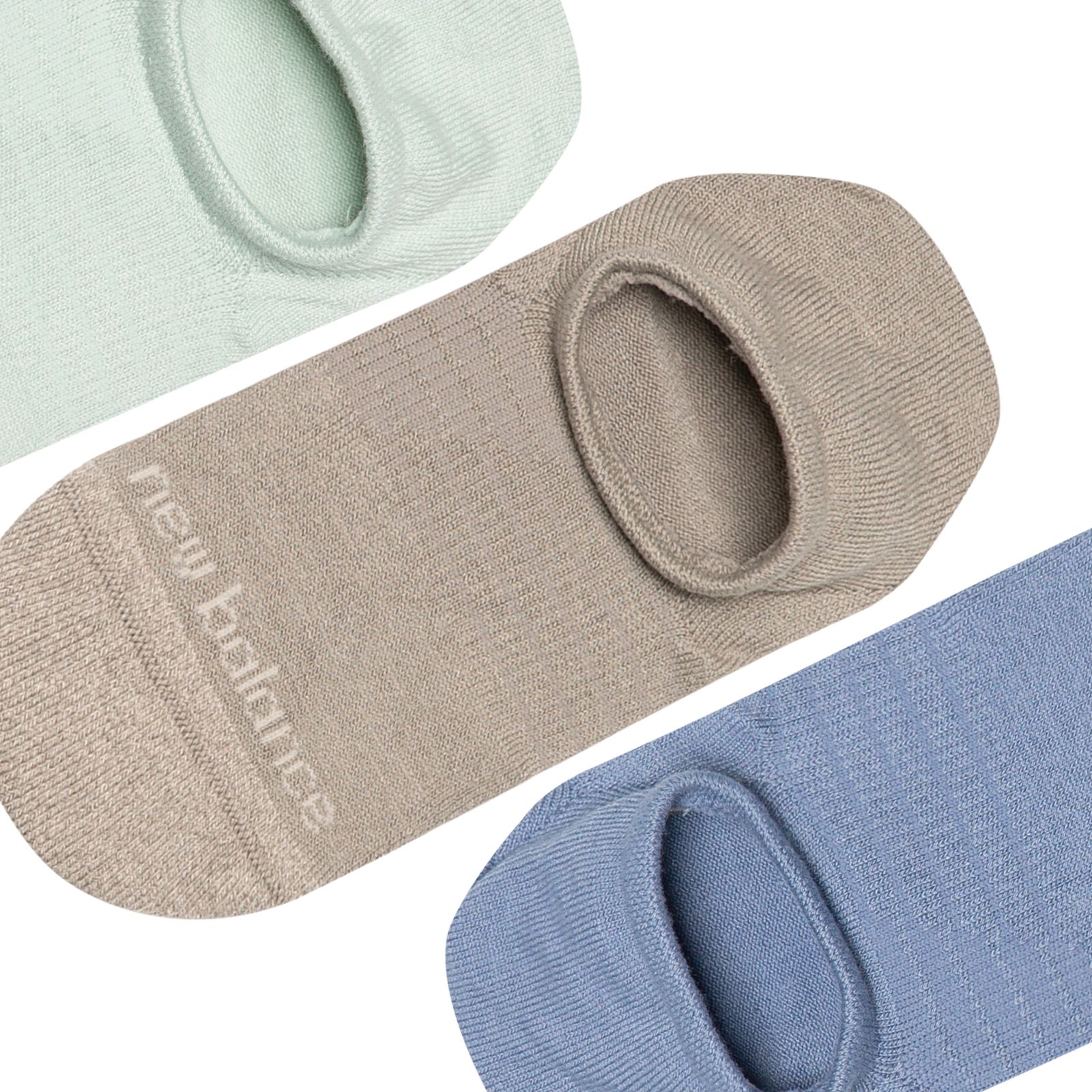 Мужские носки New Balance Active Invisible No Show Socks 3 Pack — фото 3
