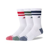 NB Active Premium Stripe Crew Socks 3 Pack, , swatch