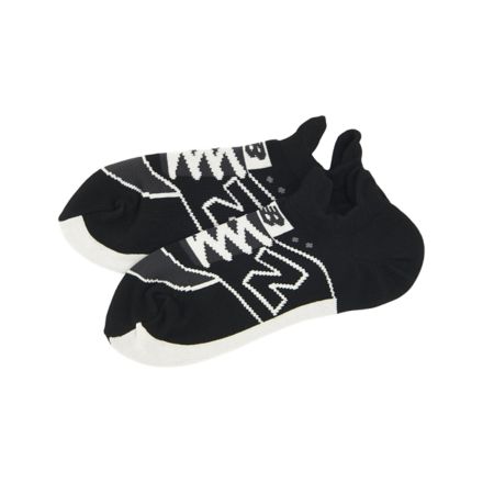 Sneaker Pattern Socks, BLACK, LAS35700BK