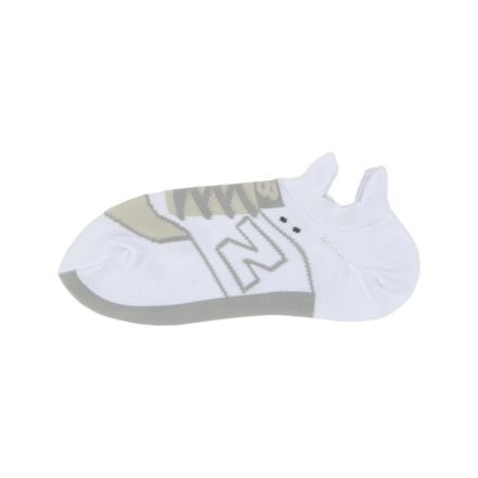 スニーカー柄ソックス, WHITE, LAS35700WT