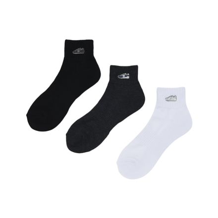 NB公式】ニューバランス | Mid length 3P Socks Wappen 3Pack