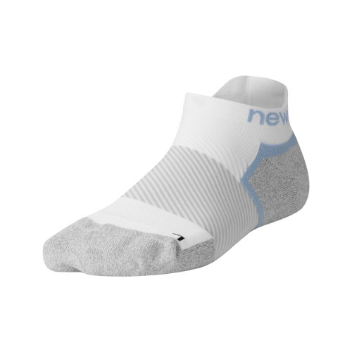 New Balance Unisex Compression No Show 1 Pair In White
