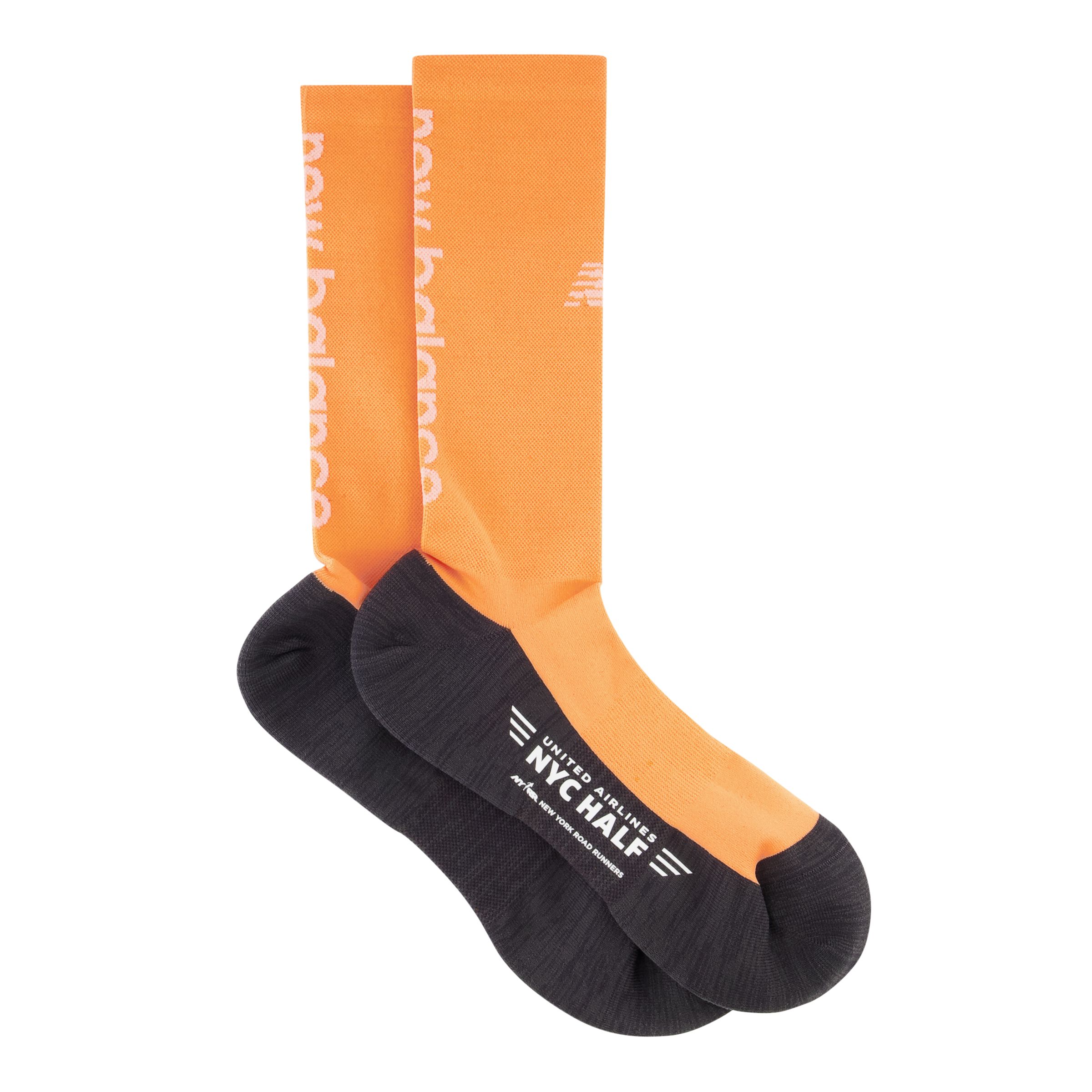 

New Balance Unisex United Airlines Half Crew Sock Orange - Orange