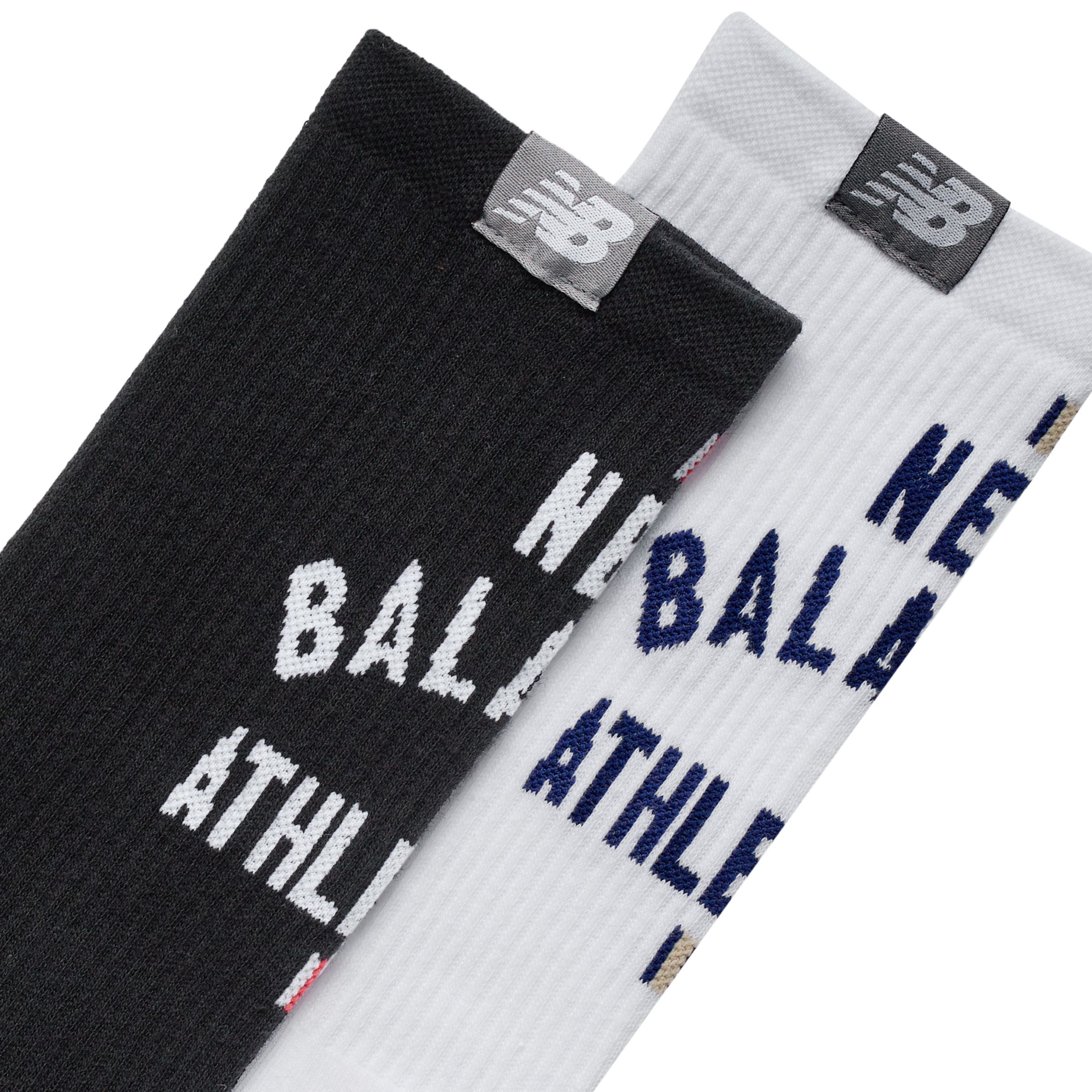 Unisex Lifestyle Midcalf Socks 2 Pack - New Balance