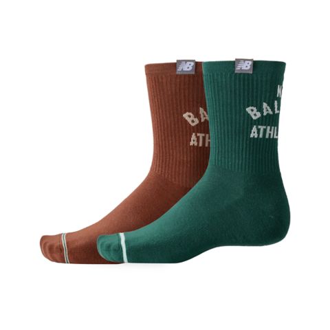 Носки Lifestyle для мужчин, средней высоты, 2 шт. — New Balance, цвет: Asst2 Colors