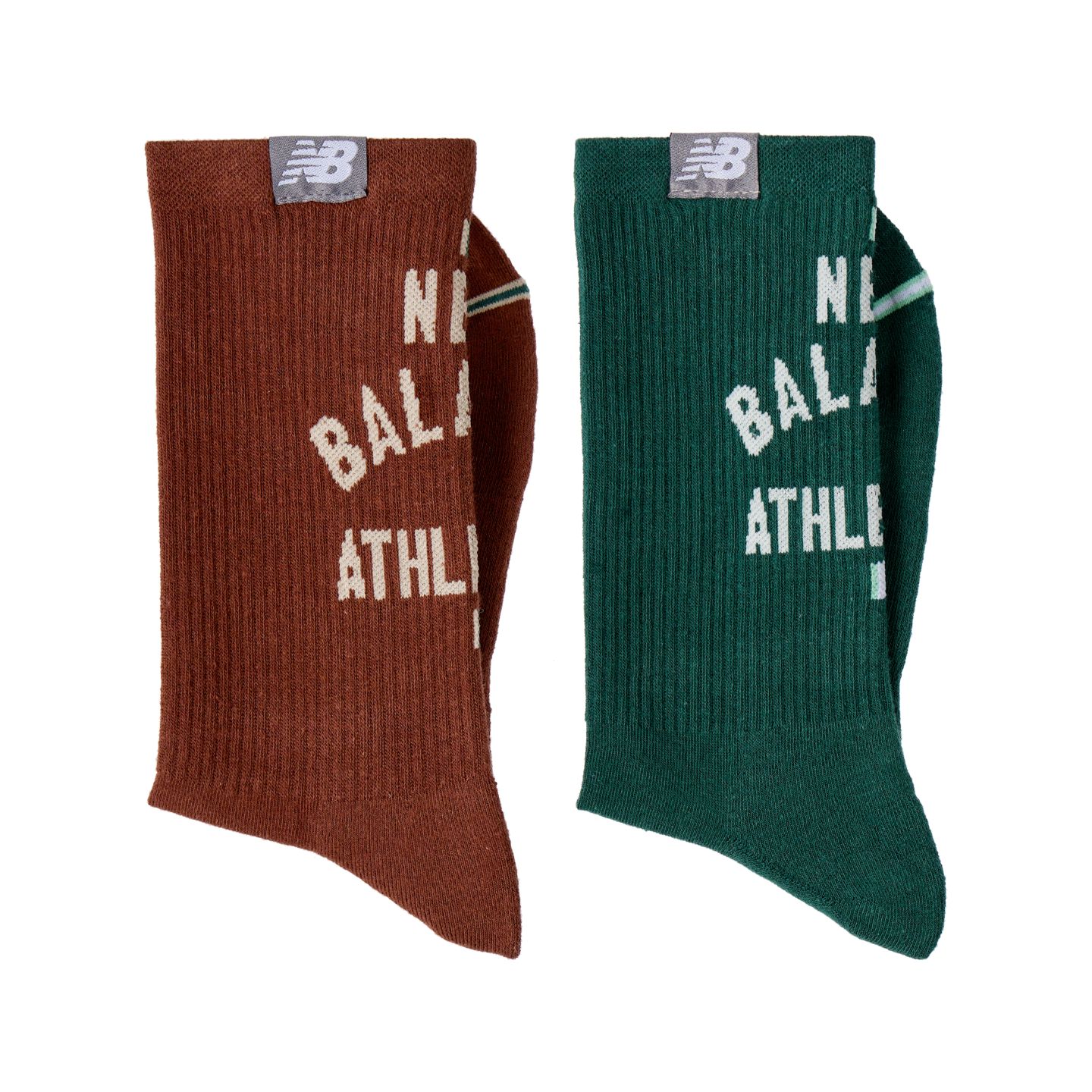 Носки Lifestyle для мужчин, средней высоты, 2 шт. — New Balance, цвет: Asst2 Colors — фото 2
