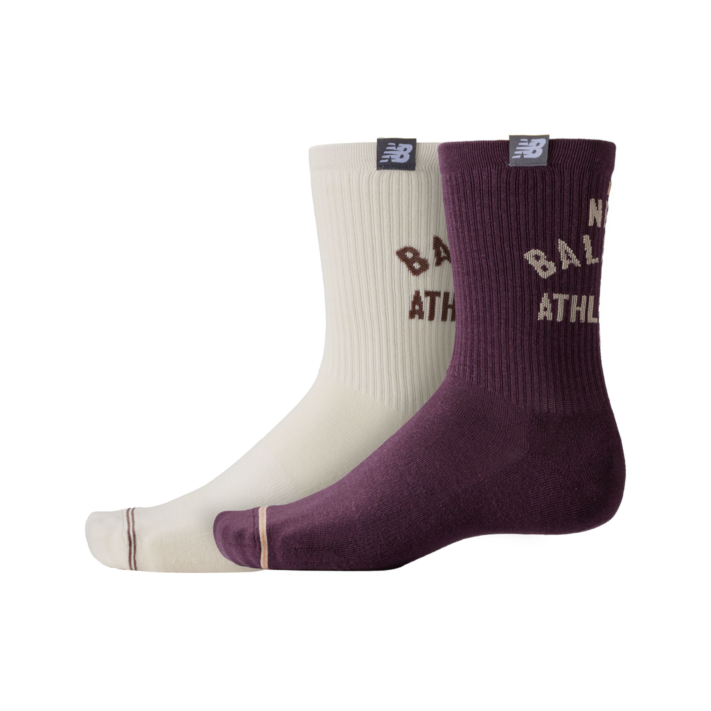 

New Balance Unisex Lifestyle Midcalf Socks 2 Pack Print / Pattern / Misc - Print / Pattern / Misc