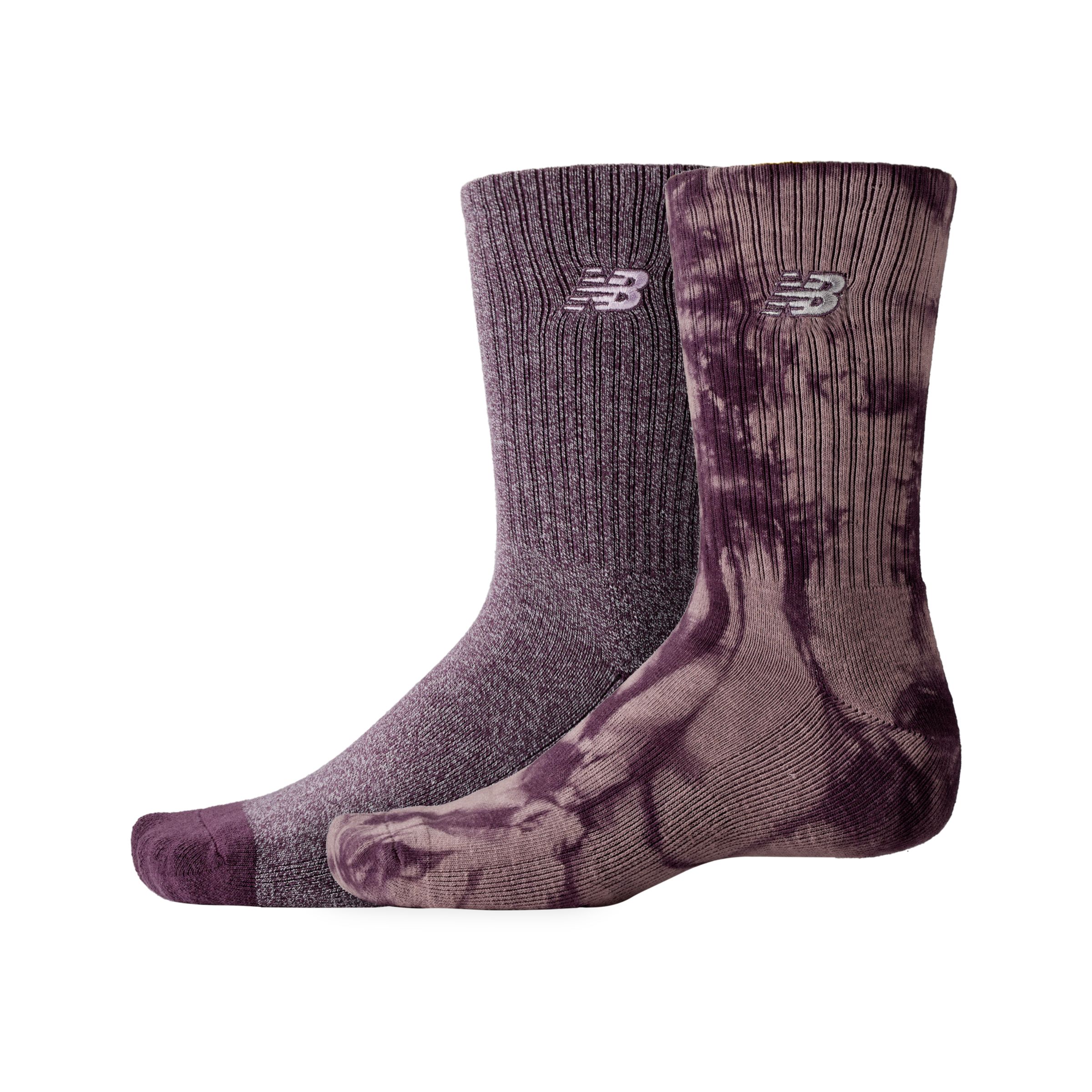 

New Balance Unisex Lifestyle Tie Dye Midcalf Socks 2 Pack Print / Pattern / Misc - Print / Pattern / Misc