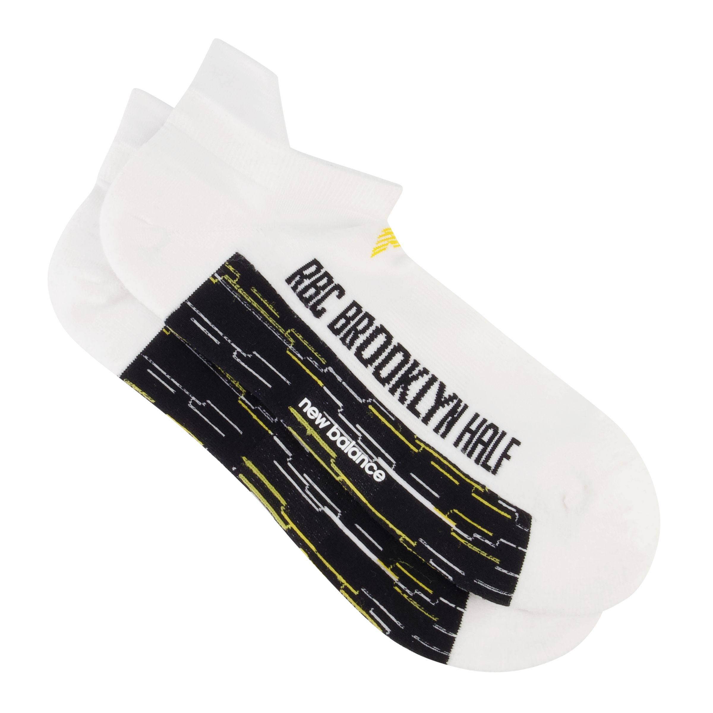 

New Balance Unisex Brooklyn Half Ankle Sock White - White