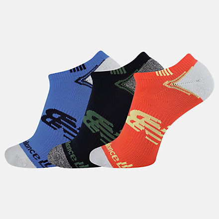 NB No Show Run Sock 3 Pack, LAS44223AS5 image number null