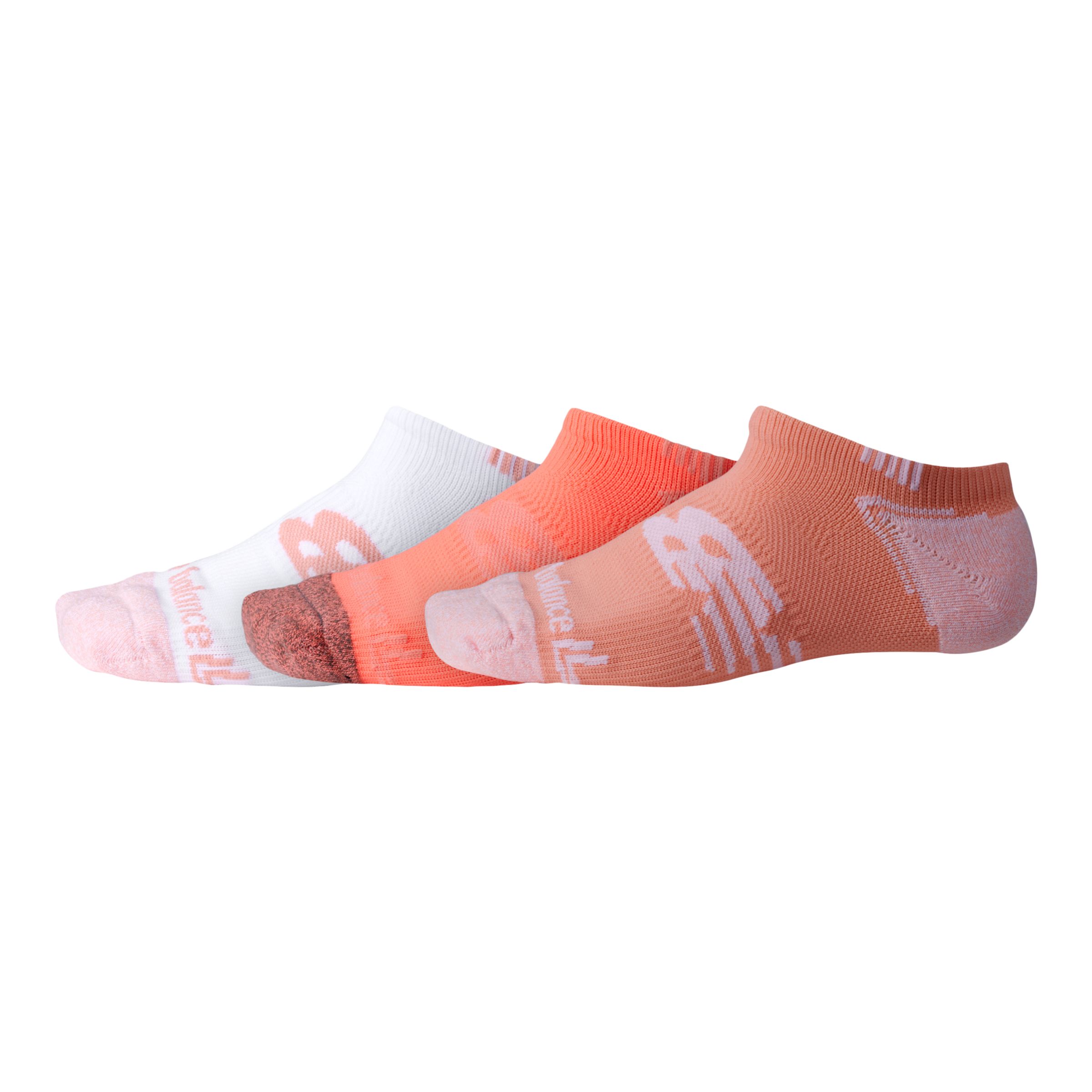 

New Balance Unisex No Show Run Sock 3 Pack Pink - Pink
