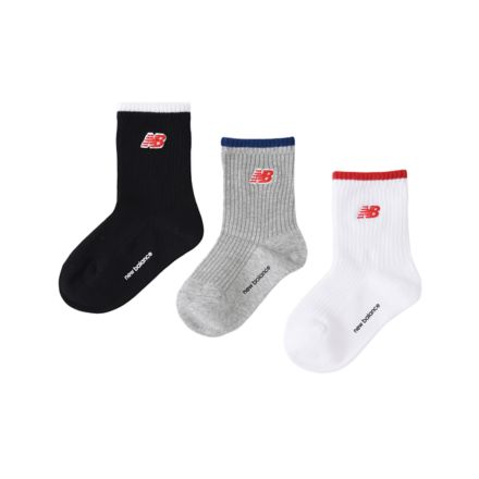 Kids Patch Logo Midcalf Socks 3 Pack