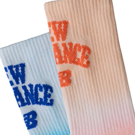 Kids Tie Dye Crew Socks 2 Pack