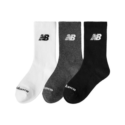 Youth Everyday Lightweight Crew 3 Pack, WHITE, LAS50463WM