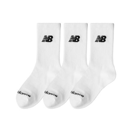 Youth Everyday Lightweight Crew 3 Pack, WHITE, LAS50463WT
