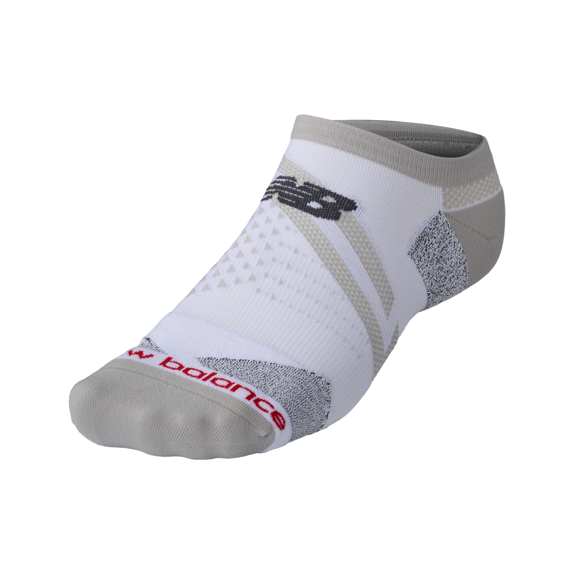 

New Balance Unisex Run Foundation 2.0 No Show 1 Pair White - White