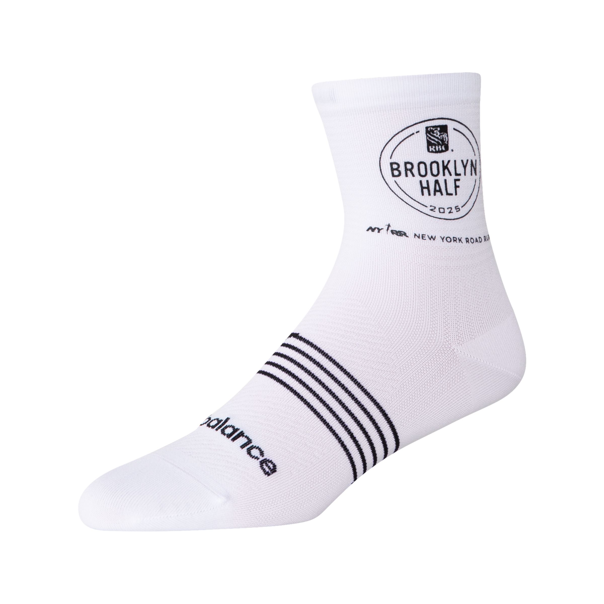 Shop New Balance Unisex Brooklyn Half Marathon Quarter In White