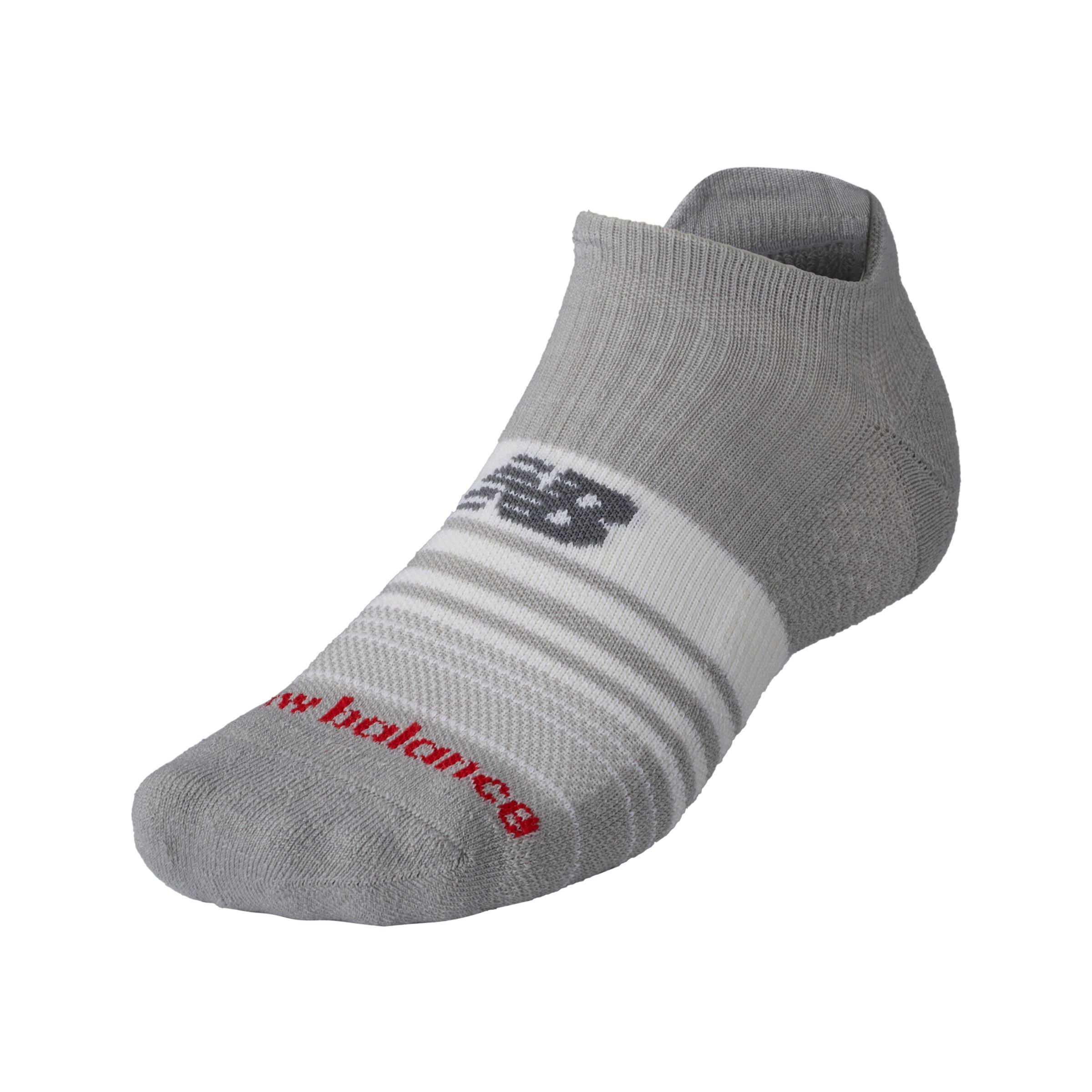 

New Balance Unisex Warm No Show Tab Socks 1 Pair Grey - Grey