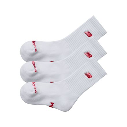 Kids Patch Logo Crew 3 Pack, WHITE, LAS51103WT