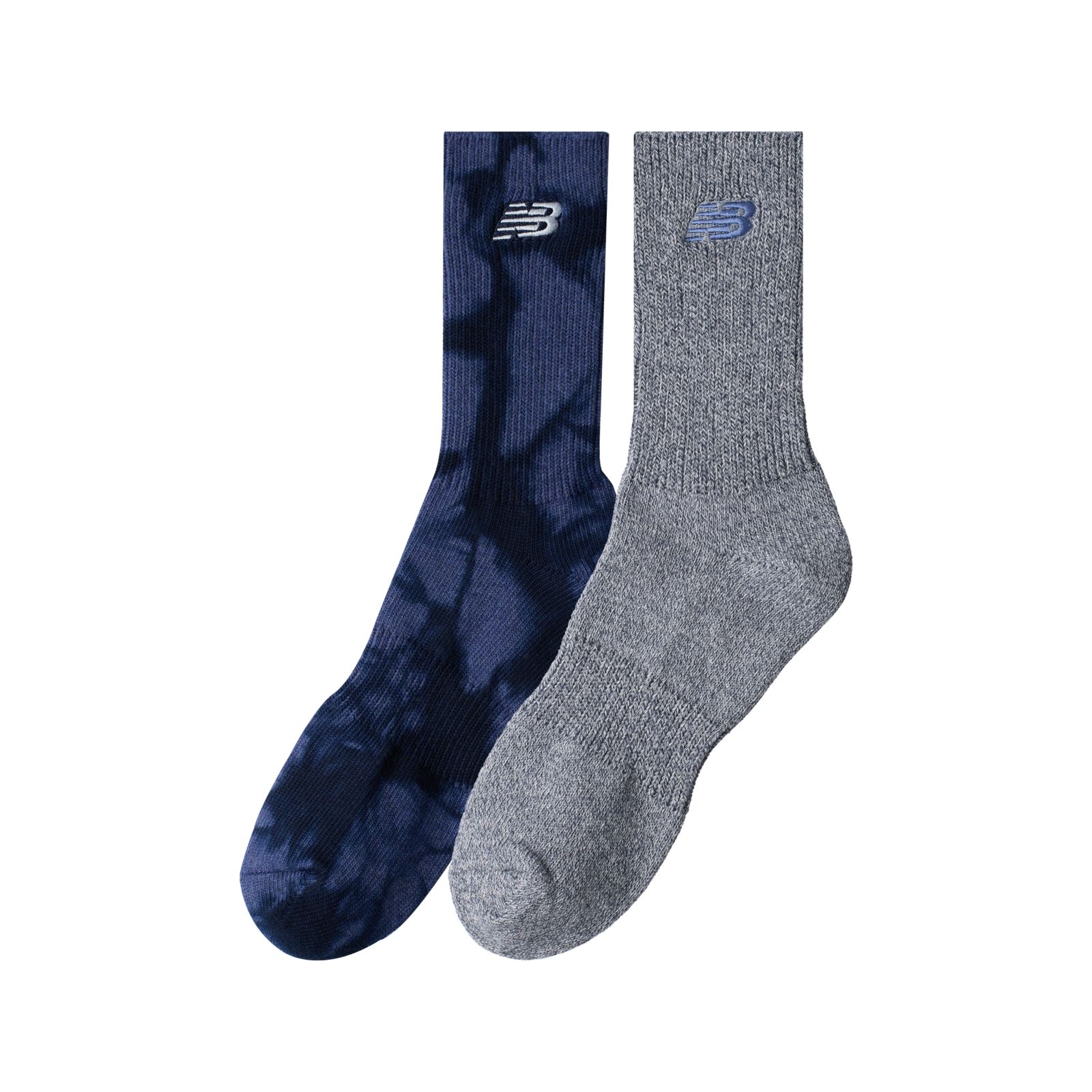 Мужские носки New Balance Ribbed Cuff Mid Calf Socks 2 Pack — фото 2