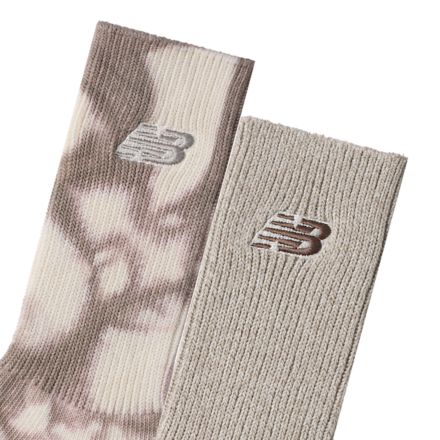 Ribbed Cuff Mid Calf Socks 2 Pack