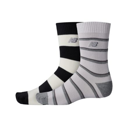 Retro Stripe Crew Socks 2 Pack