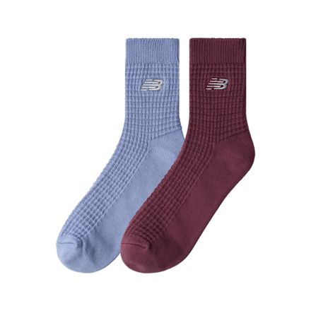 Waffle Ankle Sock 2 Pack